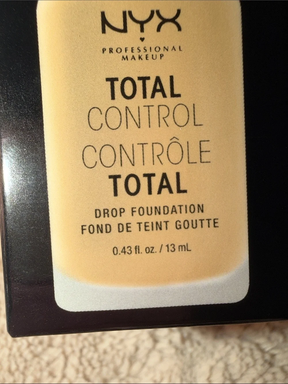 Lot of 3 NYX Total Control Drop Foundation 07 Natural Discontinued